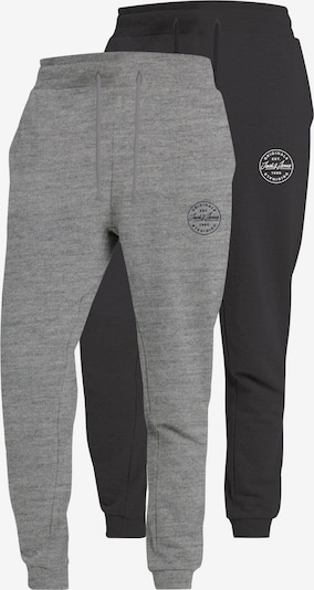 JACK & JONES Hose 'More' in graumeliert / schwarz, Produktansicht