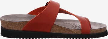 MEPHISTO T-Bar Sandals 'Helen' in Red