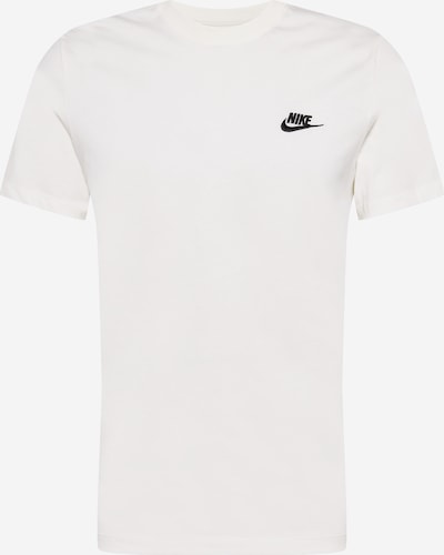 Nike Sportswear Majica 'Club' | kremna / črna barva, Prikaz izdelka