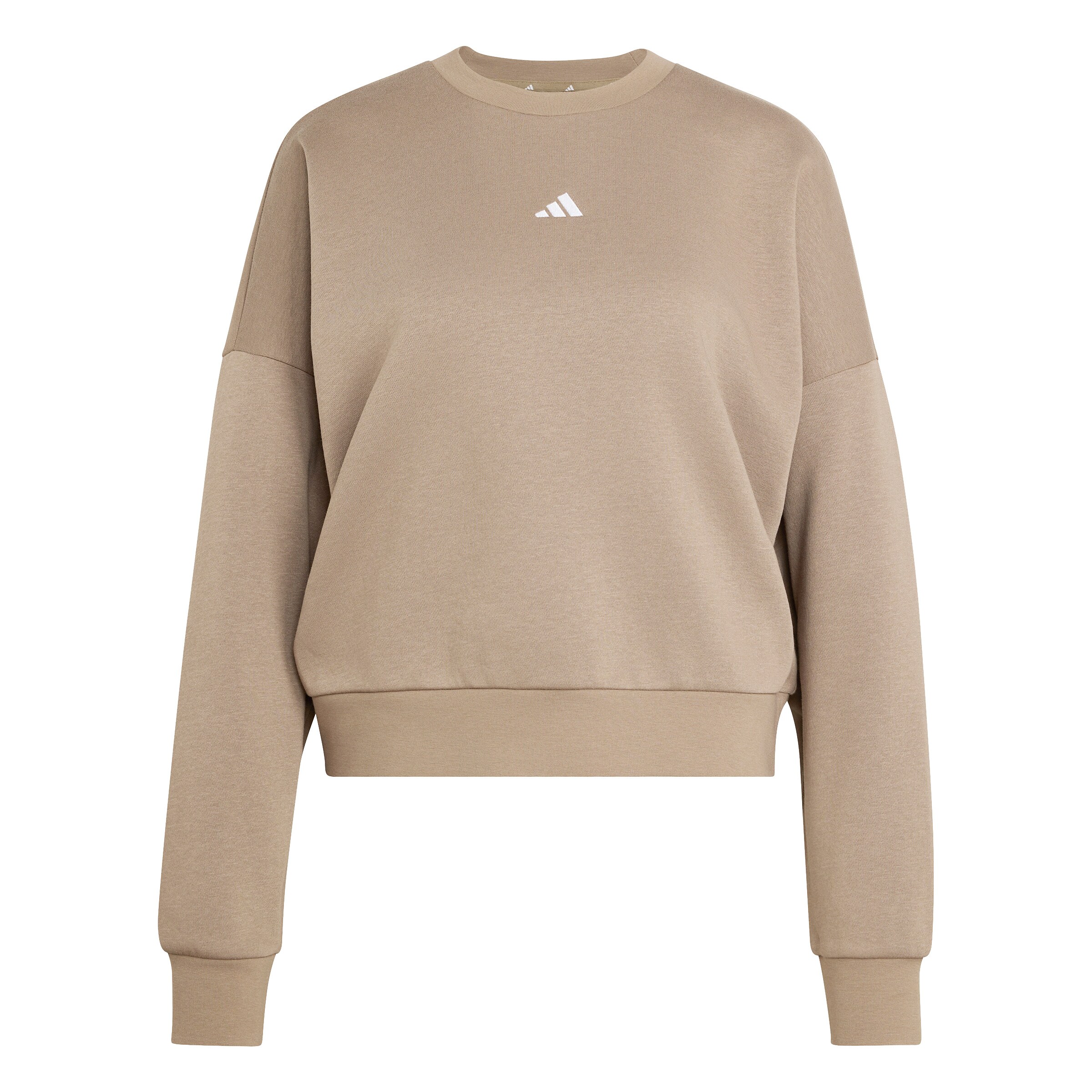 ADIDAS SPORTSWEAR Sportief sweatshirt 'ESSENTIALS' in XS in de kleur Kaki, Productweergave