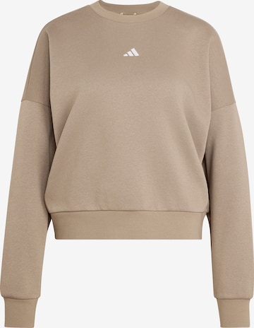 ADIDAS SPORTSWEAR Спортивный свитшот 'ESSENTIALS' в Зеленый: спереди