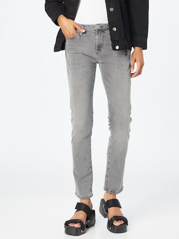 True Religion Slimfit Jeans in Zwart: voorkant