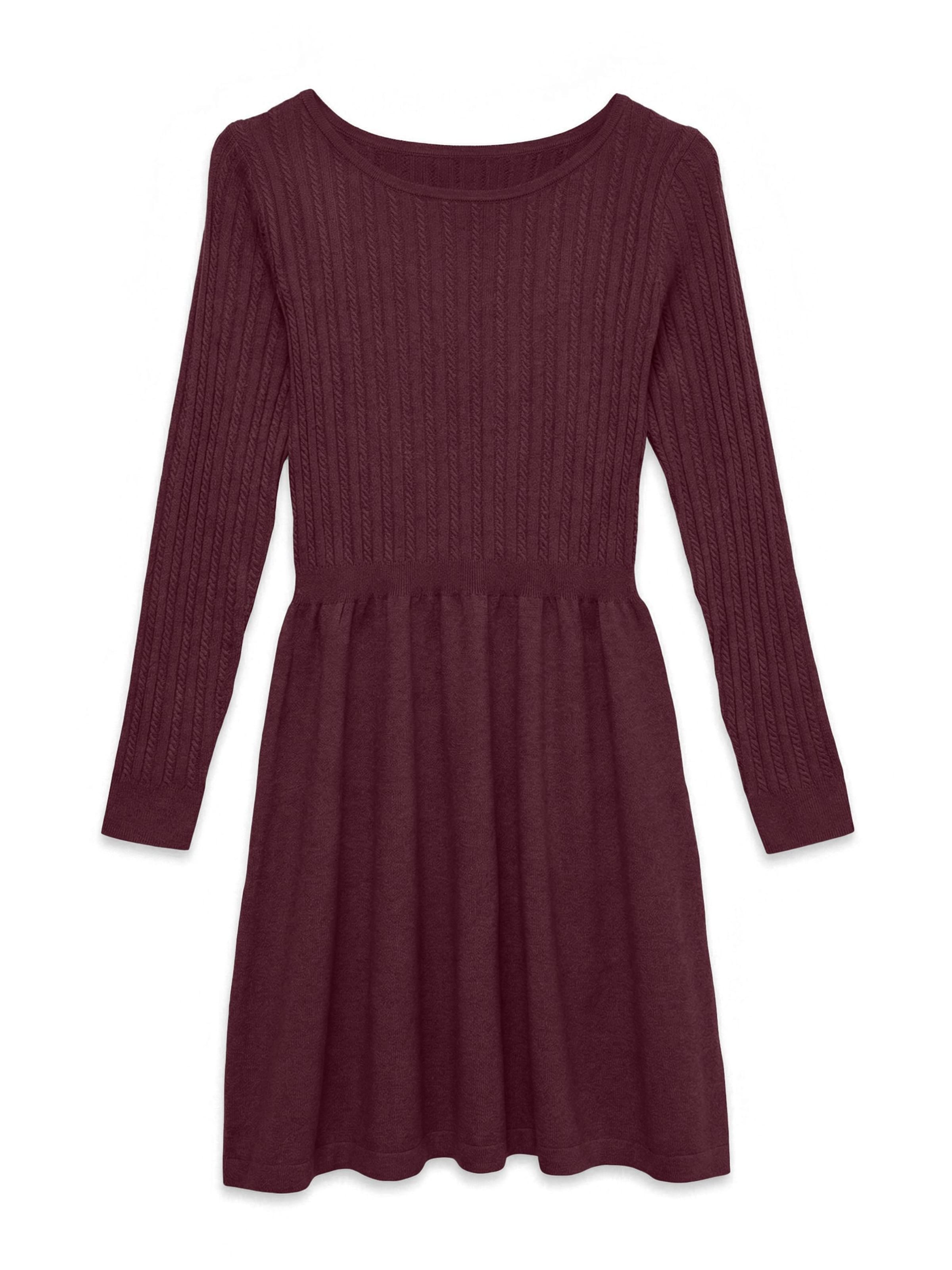 VERO MODA Knit dress in Red: front