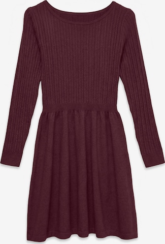 VERO MODA Knit dress in Red: front