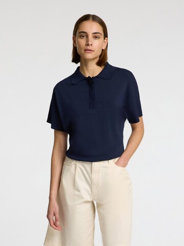 T-shirt SELECTED FEMME en bleu : devant