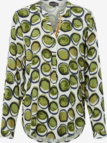 Franco Callegari Bluse in Grün: Vorderseite