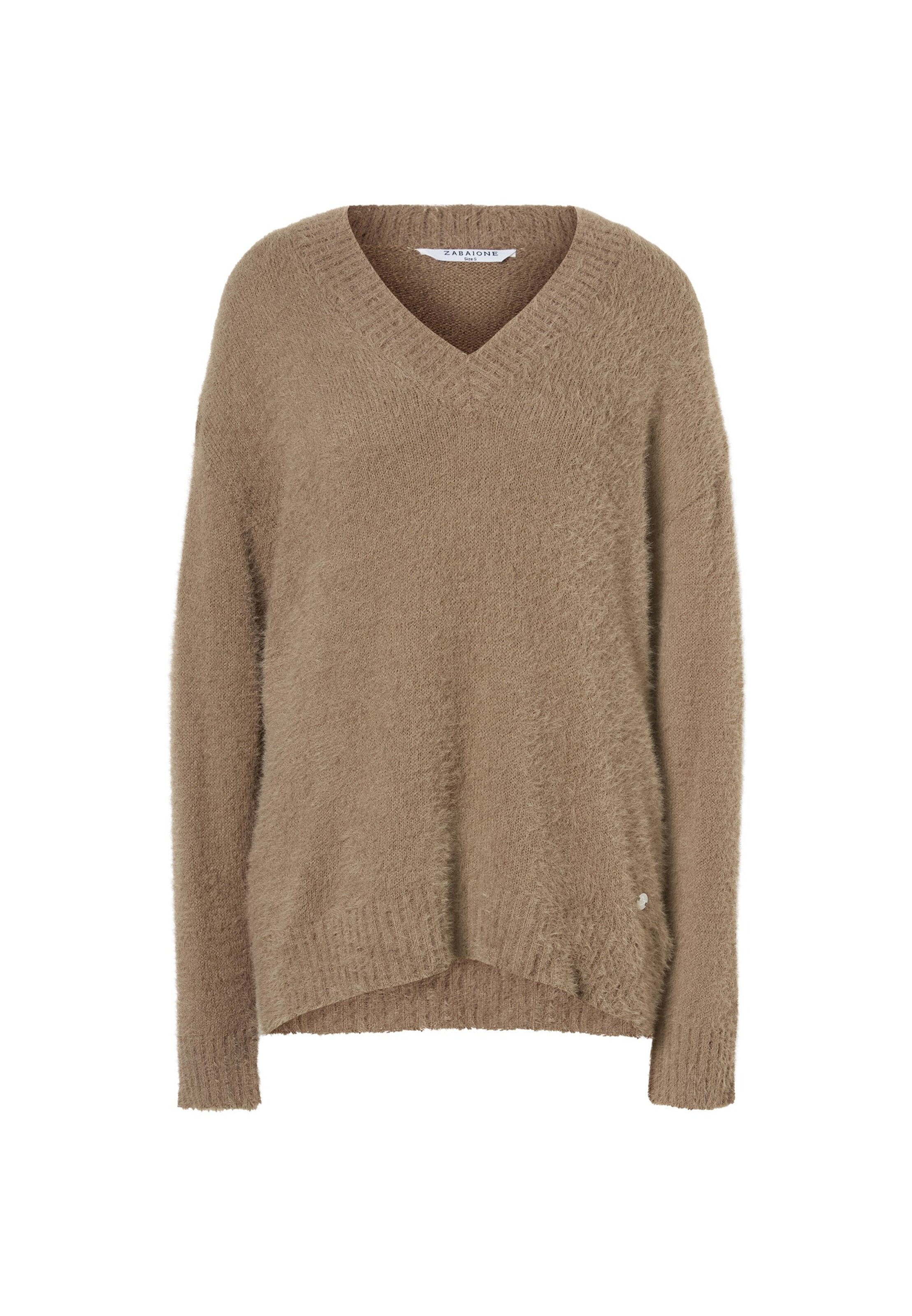 Pull-over 'Al44ida' ZABAIONE en marron : devant
