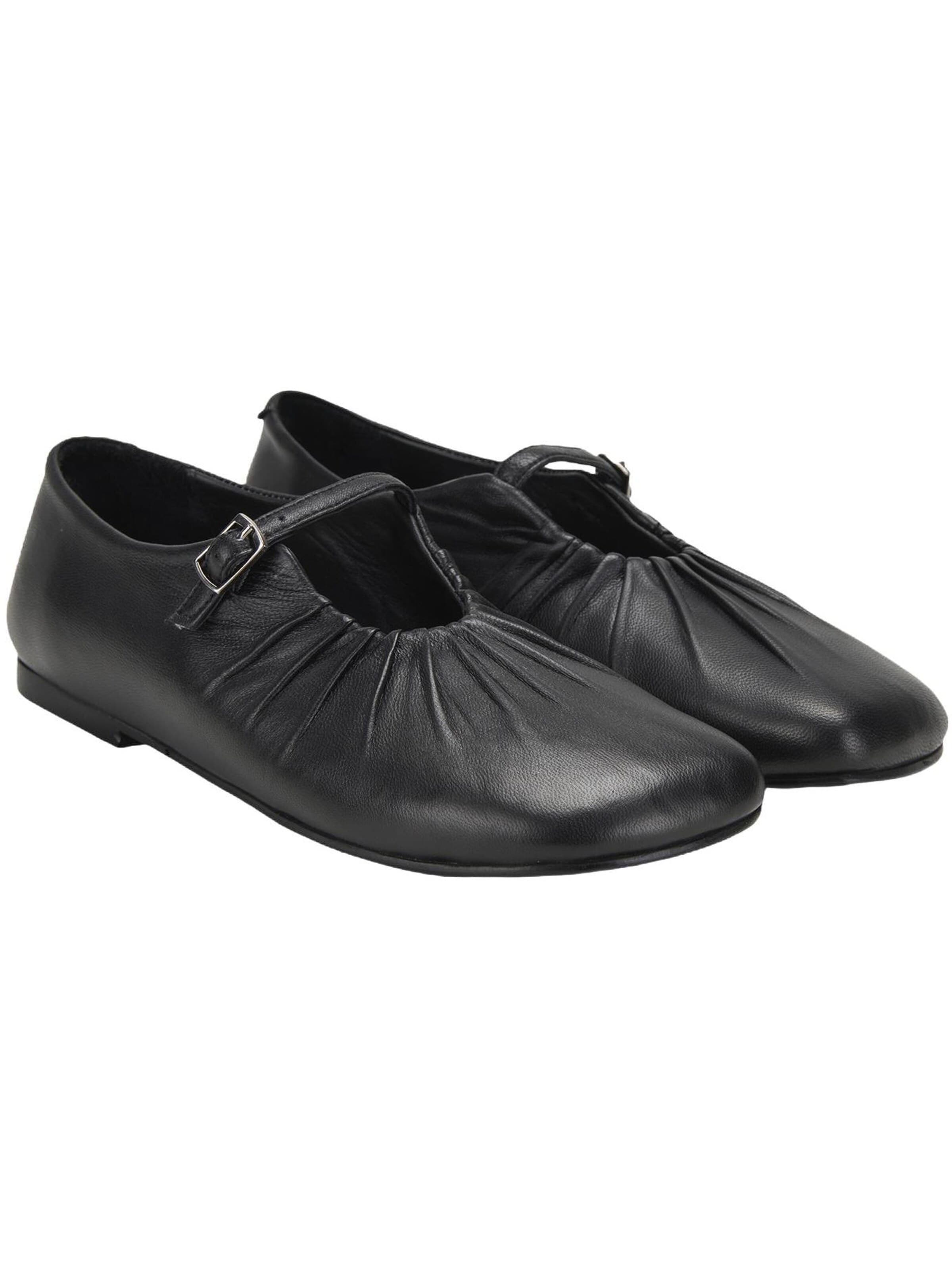 Desa Ballet Flats 'Ballettschuhe' in Black: front
