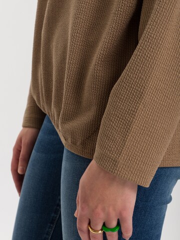 Cross Jeans Pullover in Braun