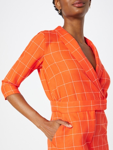Closet London Jumpsuit 'London Tuxedo' in Oranje