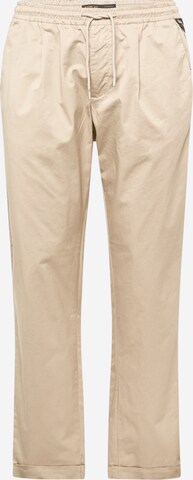 Regular Pantalon à plis REPLAY en beige : devant