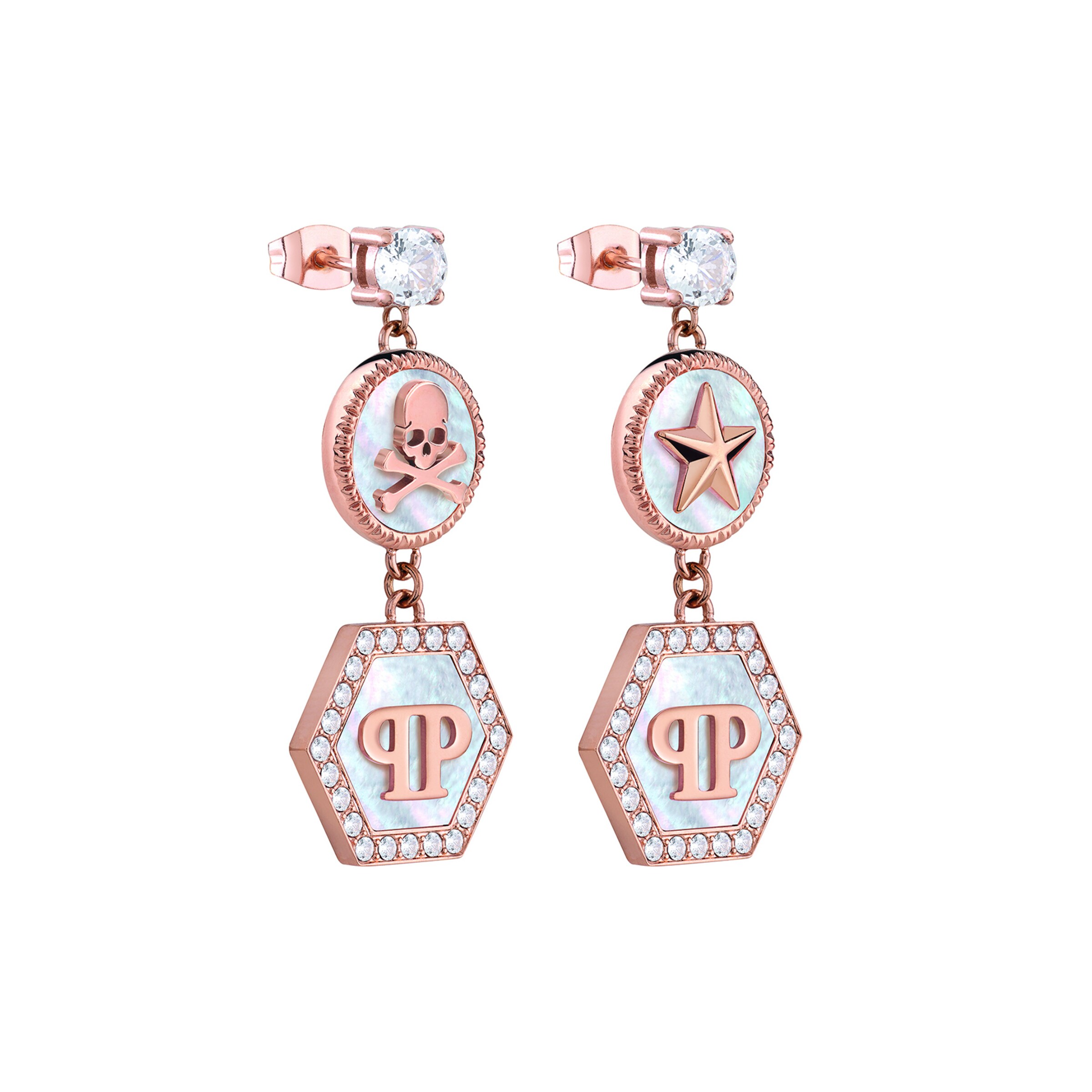 Philipp Plein Jewellery Oorbellen in Goud