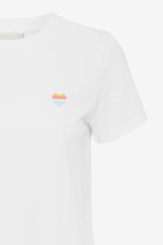 ICHI - Camiseta 'CAMINO' en blanco
