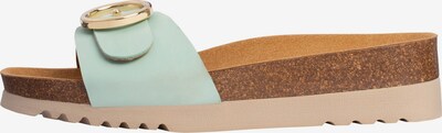 Scholl shoes Sandalen Ohne Riemen 'MALIBU MULE' in grün, Produktansicht