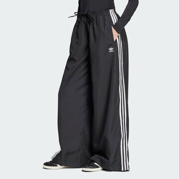 ADIDAS ORIGINALS Wide leg Pants 'Adilenium Season 3' in Black: front