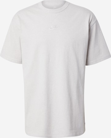 Nike Sportswear T-Shirt 'Premium Essentials' in Beige: Vorderseite