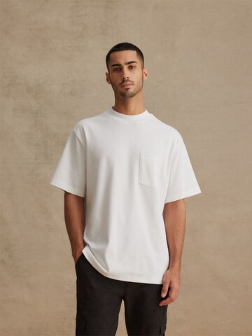 DAN FOX APPAREL Shirt 'Lenny' in White: front