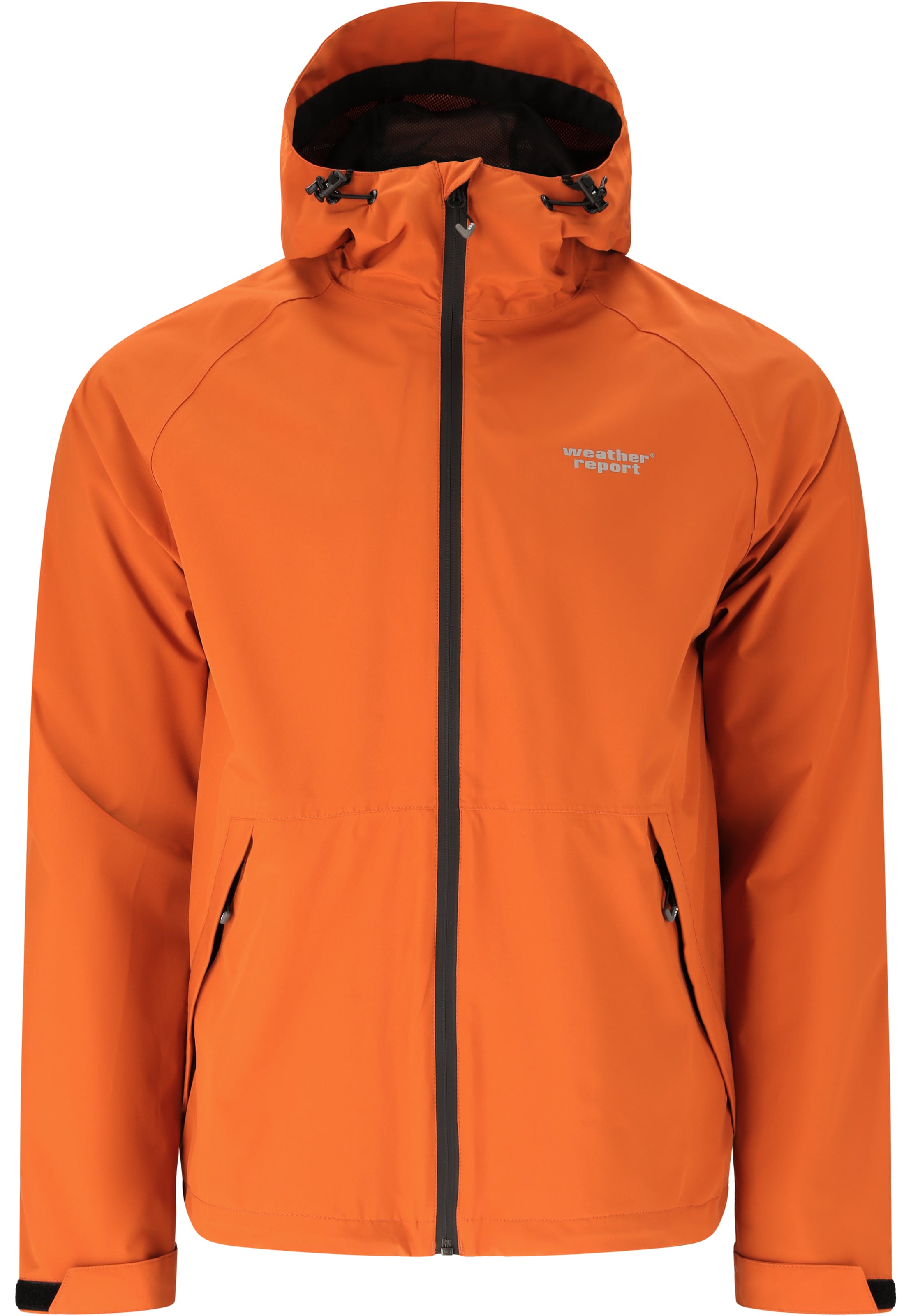 Weather Report Functionele jas 'Gust' in Oranje: voorkant