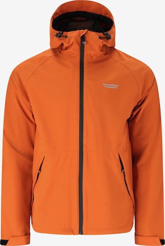 Weather Report Functionele jas 'Gust' in Oranje: voorkant