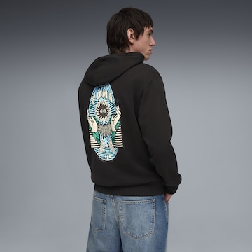 PUMA Sweatshirt 'Sunset Drive' in Zwart