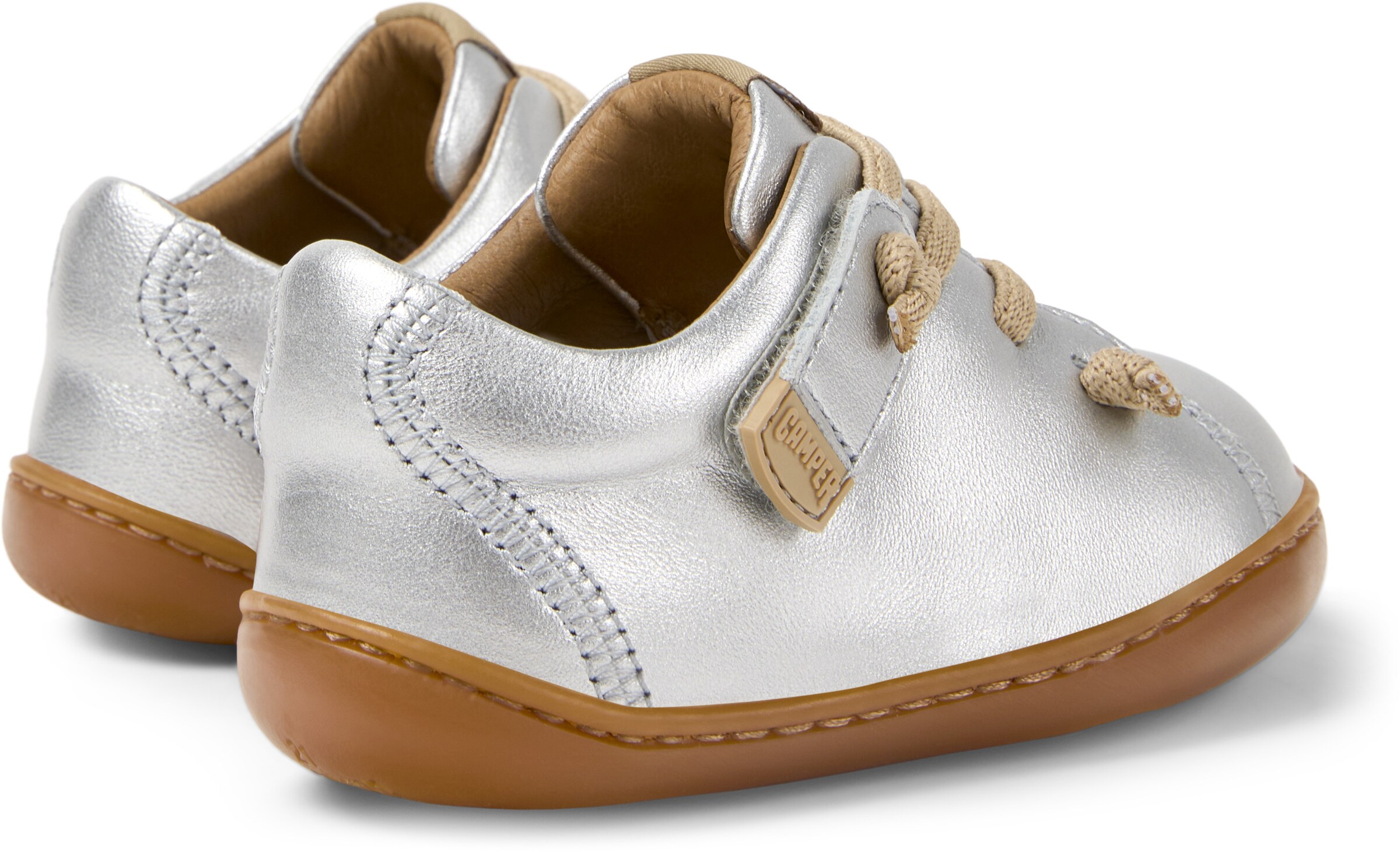 CAMPER First-step shoe 'Peu Cami' in Silver