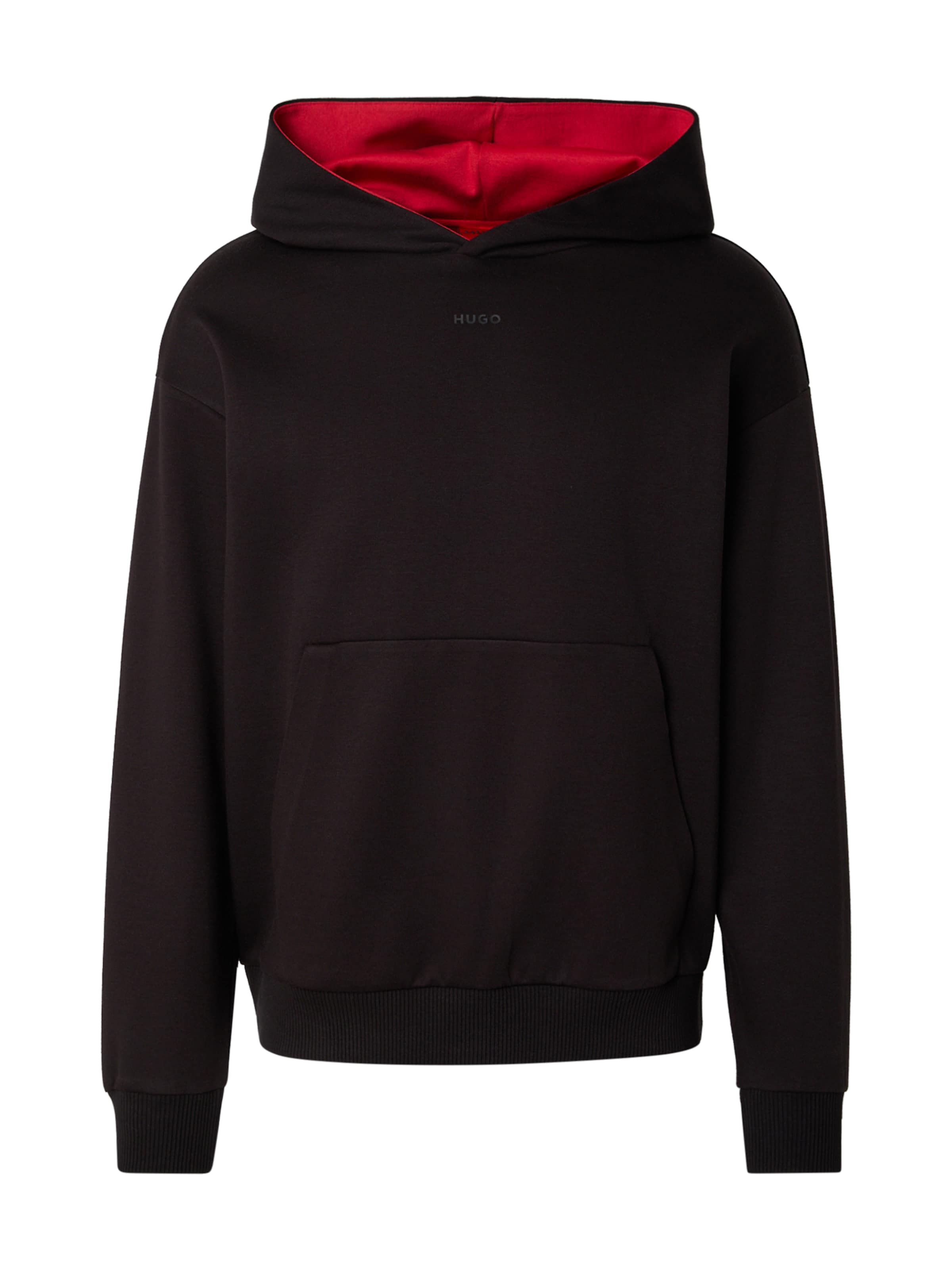 HUGO Sweatshirt 'Daneony' in Schwarz: Vorderseite