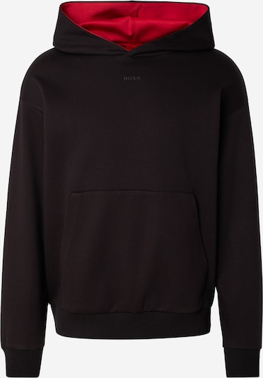 HUGO Sweater majica 'Daneony' u crvena / crna, Pregled proizvoda