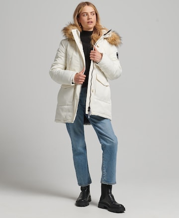 Superdry Winter jacket 'Everest' in White