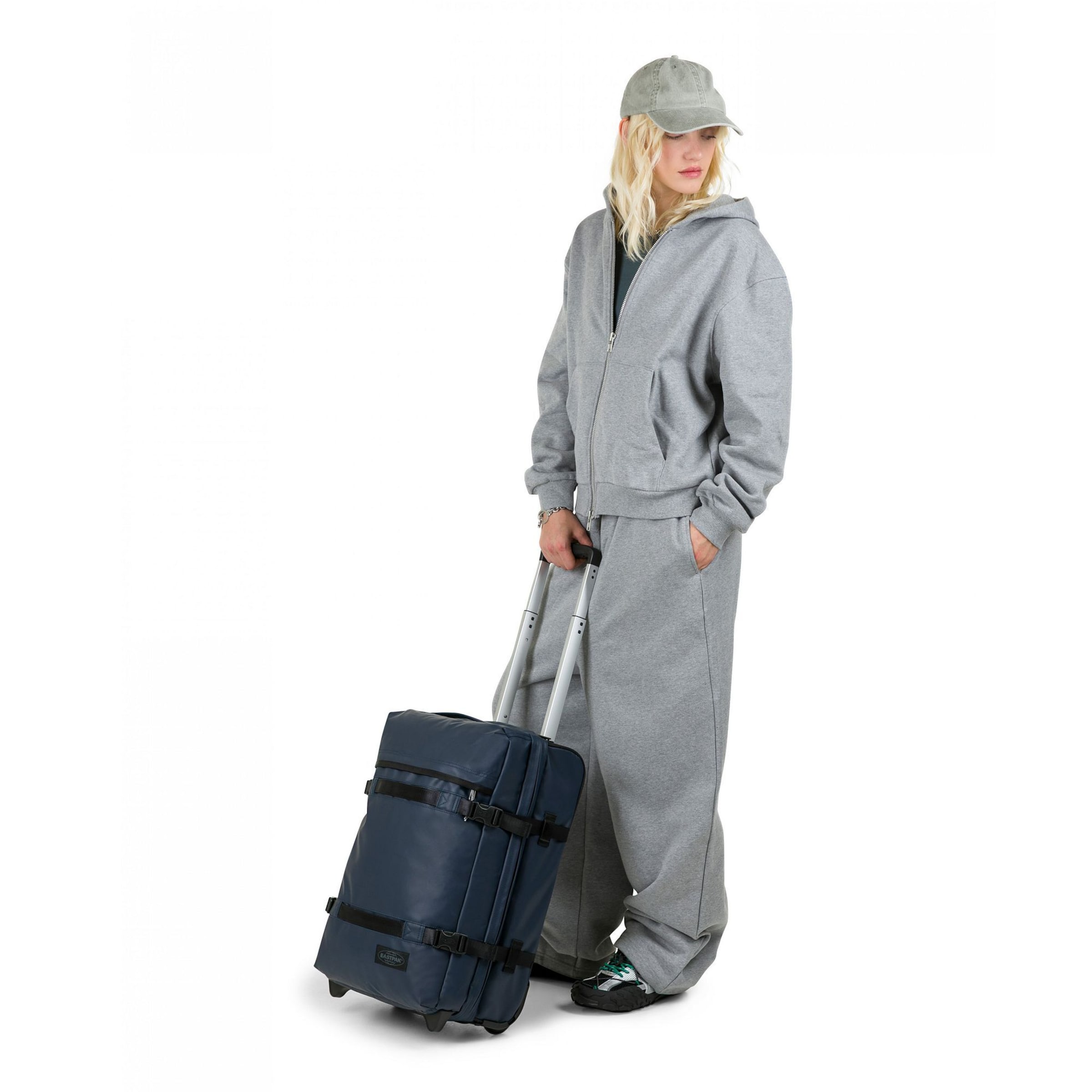 Valisette EASTPAK en bleu : devant