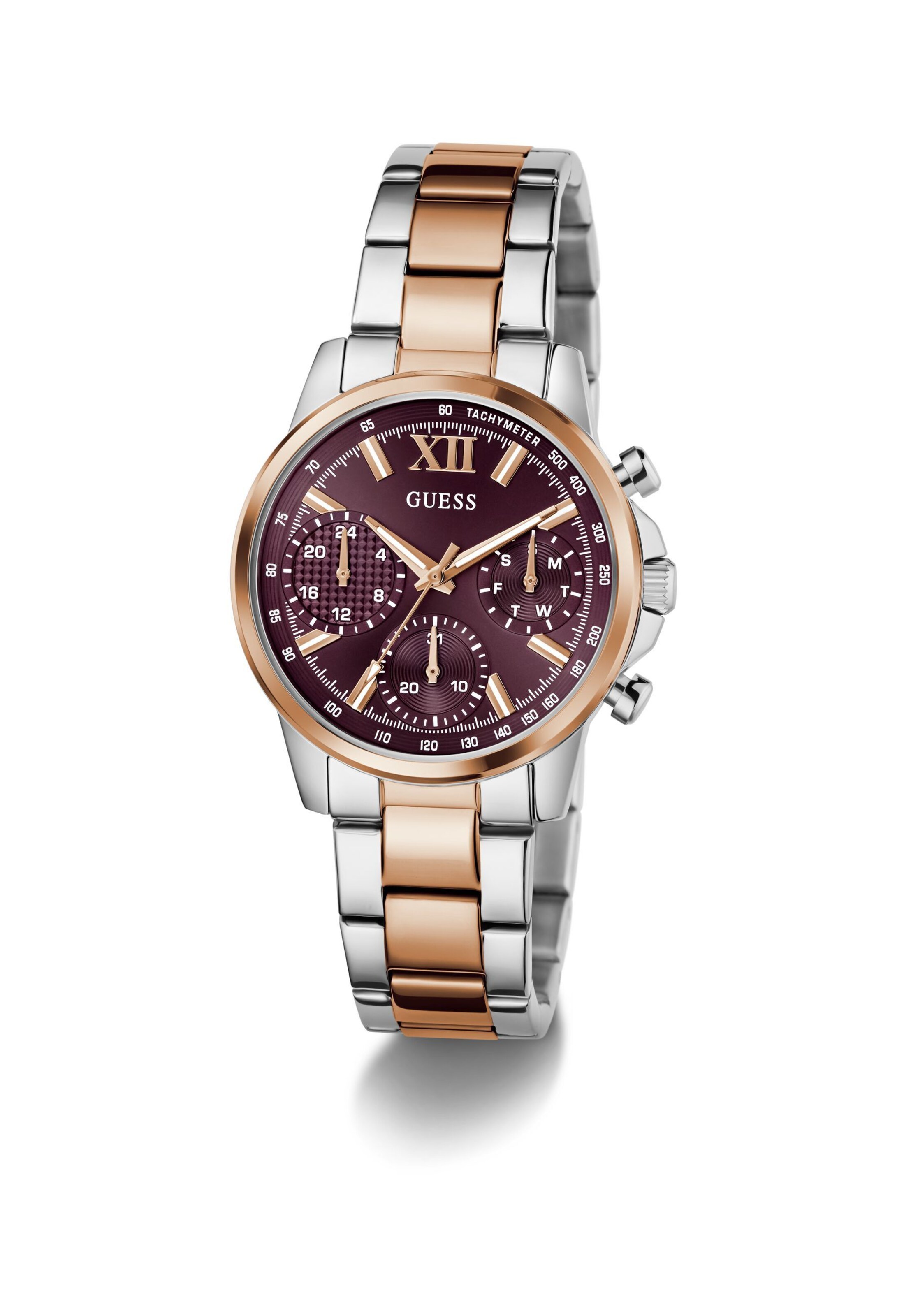 GUESS Analoguhr 'Bailey' in Gold