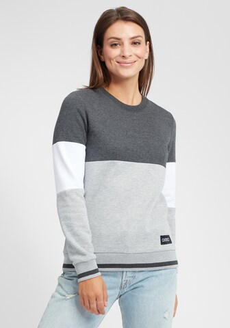 Oxmo Sweatshirt 'Omaya' in Grey: front