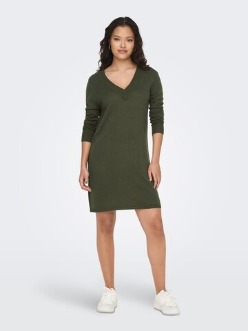 JDY Knitted dress 'LAURA' in Green