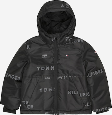 TOMMY HILFIGER Демисезонная куртка в Черный: спереди