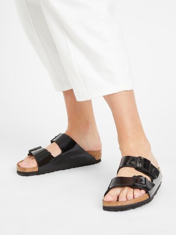 BIRKENSTOCK Pantolette 'Arizona' in Schwarz: predná strana