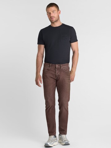 Le Temps Des Cerises Regular Jeans in Bruin