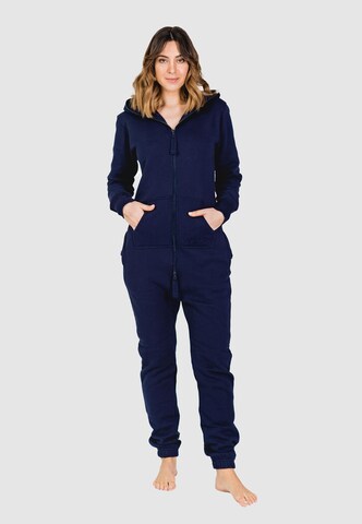 Moniz Jumpsuit in Blau: Vorderseite