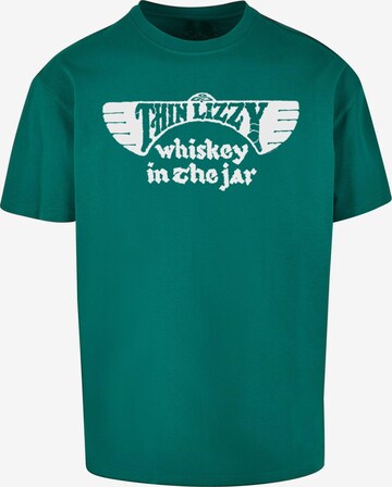 T-Shirt 'Thin Lizzy - Whiskey Amended' Merchcode en vert : devant