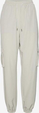 VERO MODA Loosefit Cargobroek in Grijs: voorkant