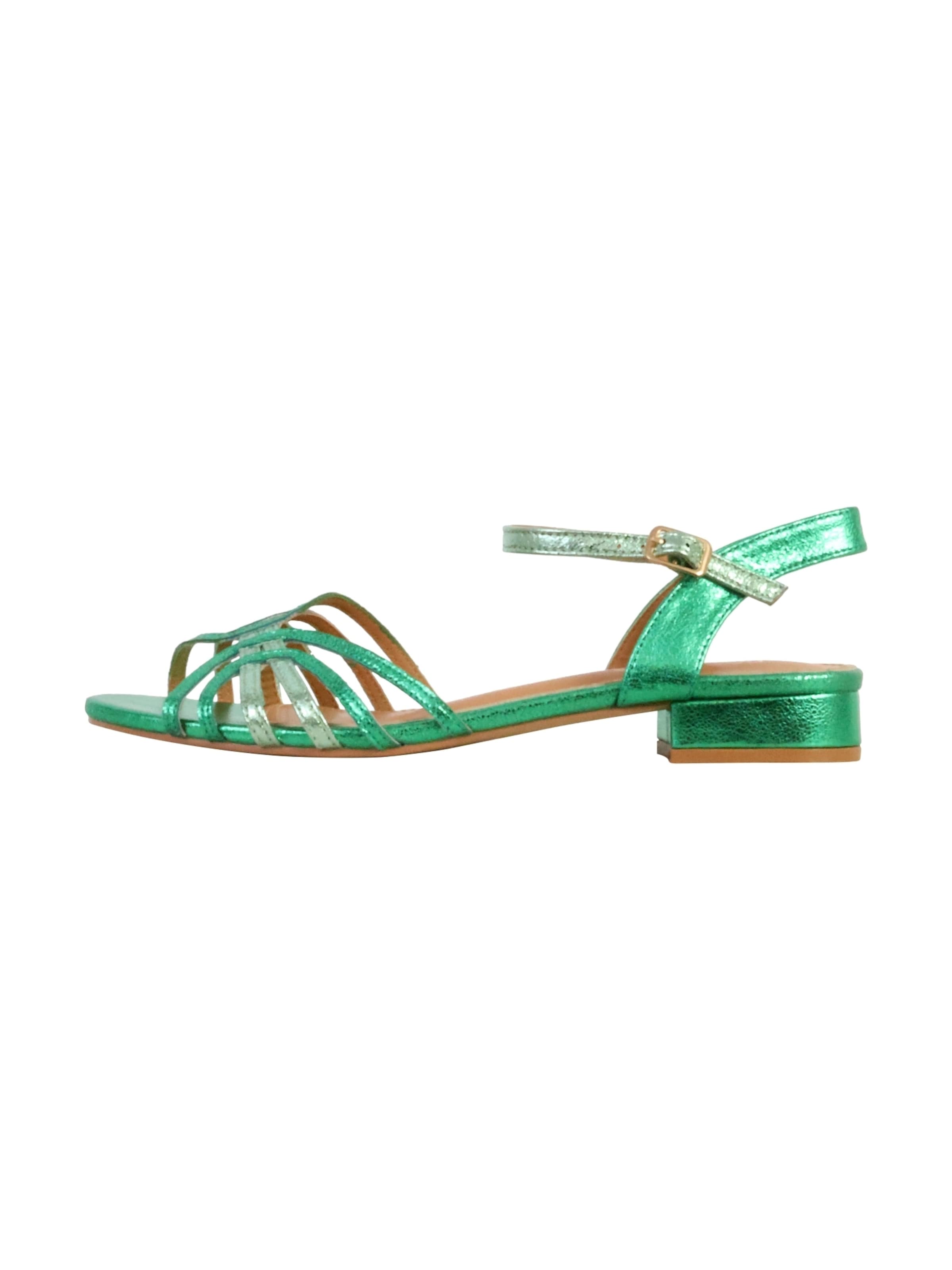 POTI PATI - Sandalias 'Supermodische Riemchensandalen' en verde: frente