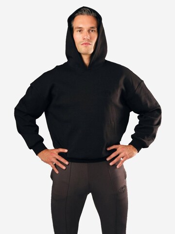 Muscle Up Sportsweatshirt 'Monument Hoodie' in Zwart