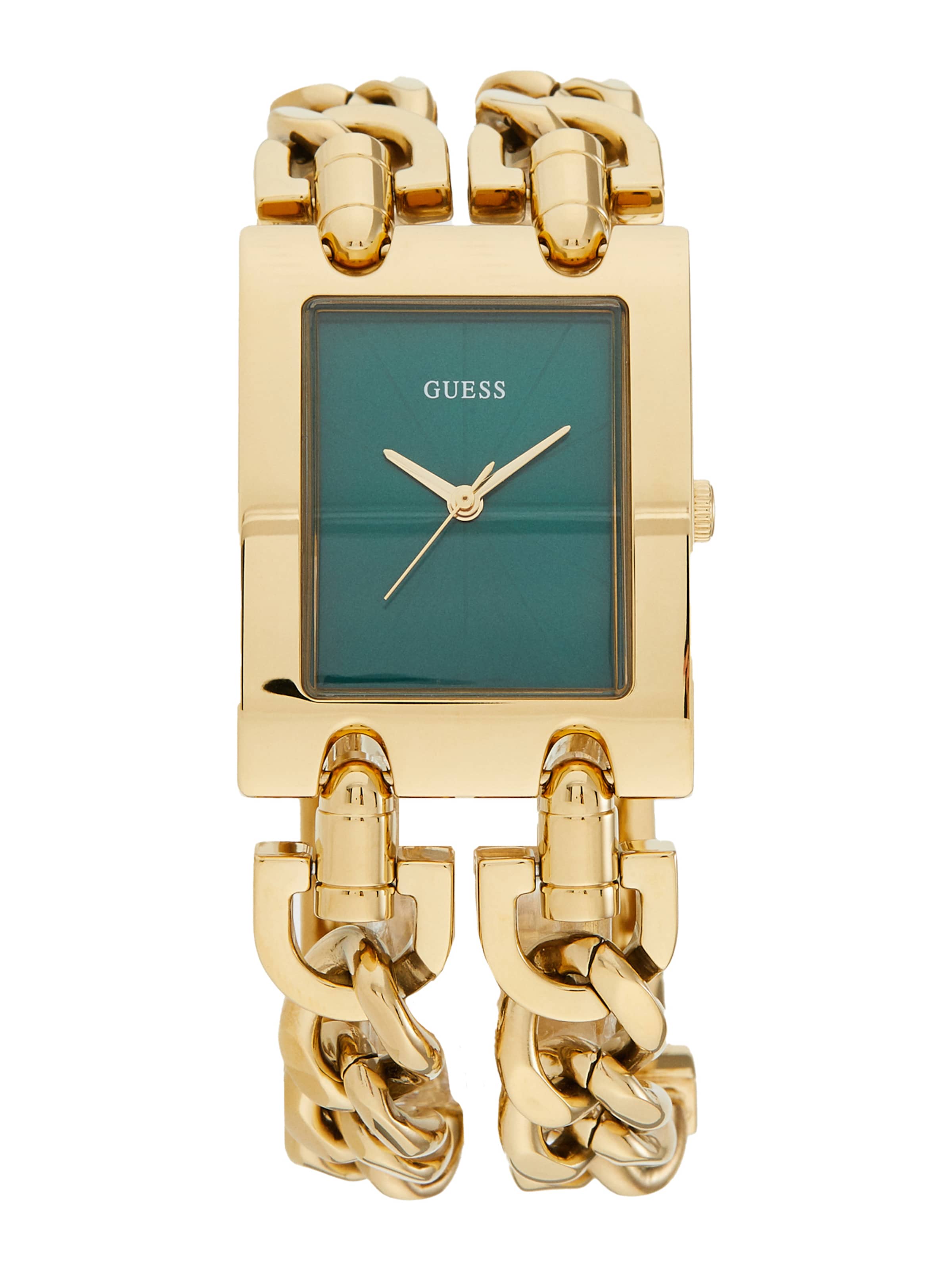 GUESS Analoguhr 'Mod Heavy Metal' in Gold: Vorderseite