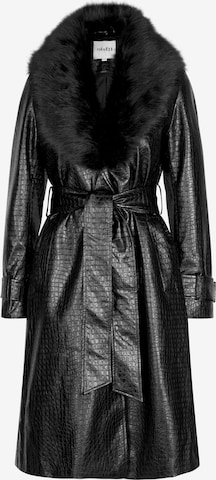 mbym Between-Seasons Coat 'Anella' in Black: front