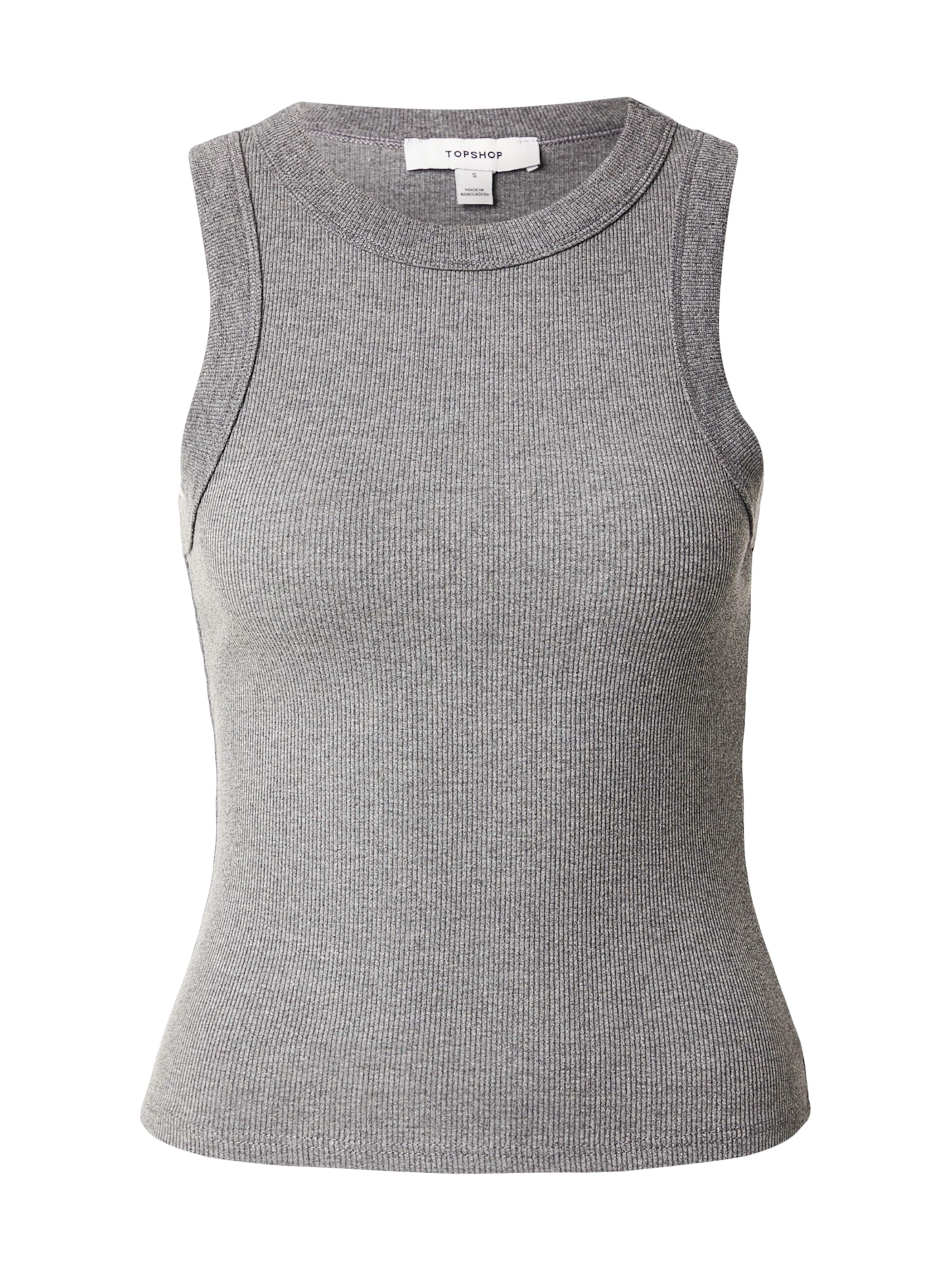 TOPSHOP Top - szürke: elől