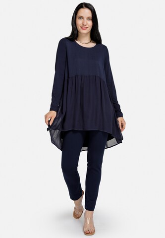 HELMIDGE Blouse in Blue: front