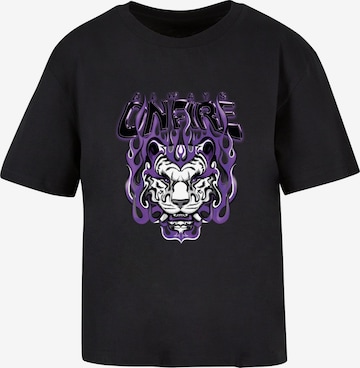 Maglietta 'Always On Fire' di Mister Tee in nero: frontale
