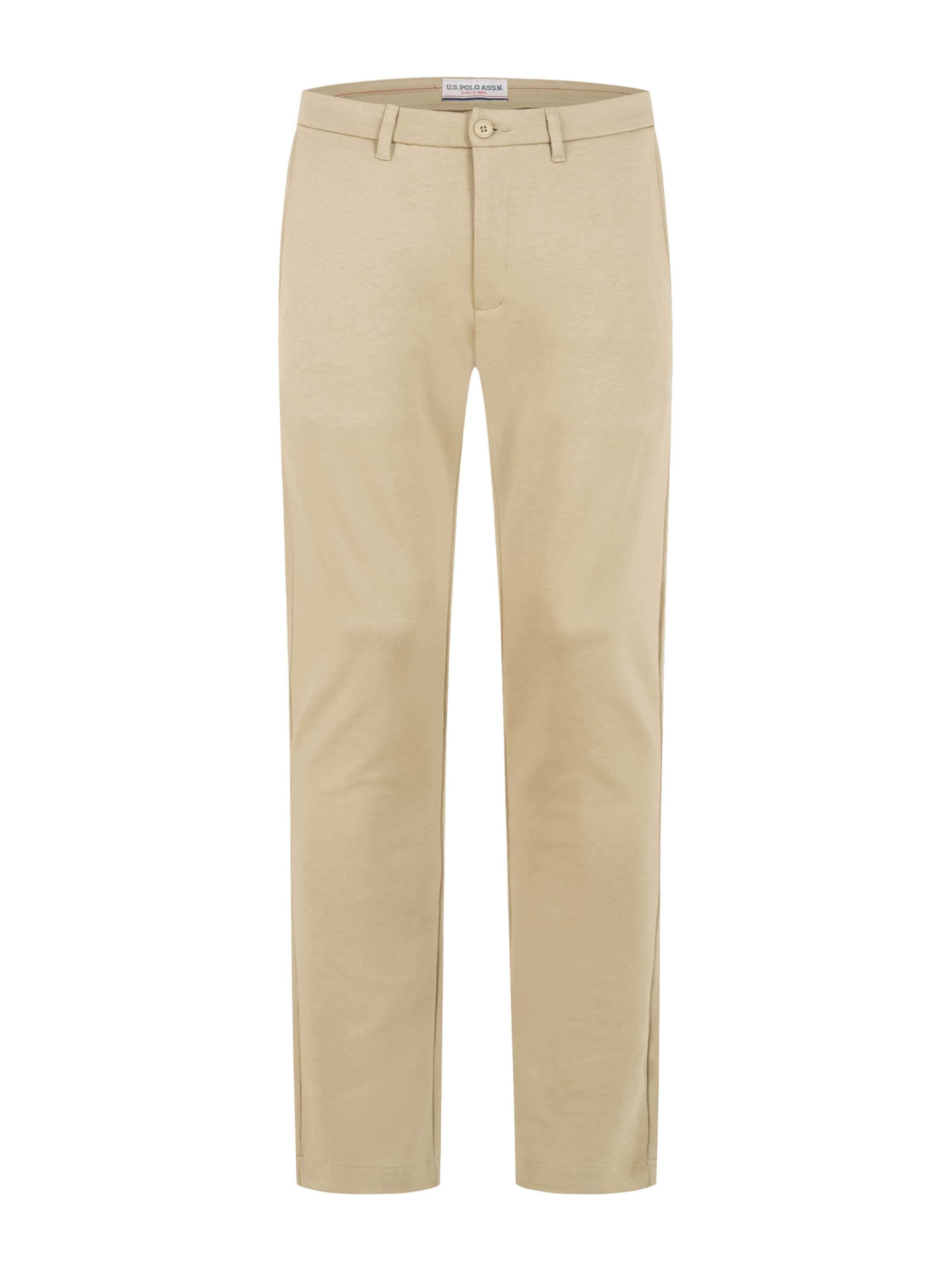U.S. POLO ASSN. Chino in 30/Regular in de kleur Beige, Productweergave