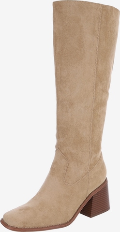 Ital-Design Stiefel in Braun: Vorderseite