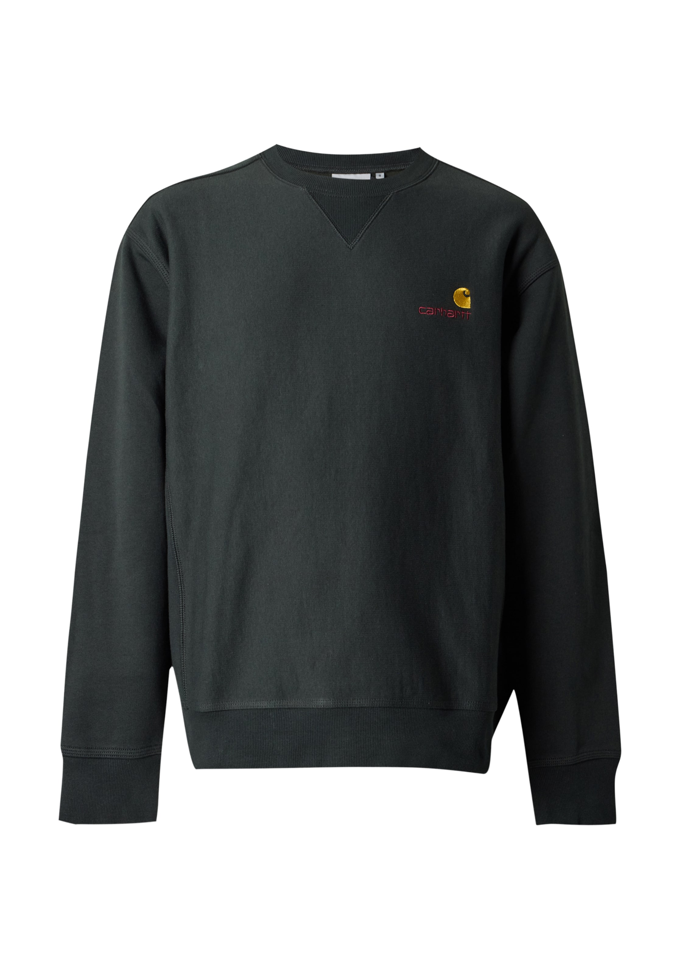 Felpa 'American Script' di Carhartt WIP in grigio: frontale