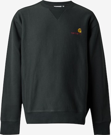 Felpa 'American Script' di Carhartt WIP in grigio: frontale