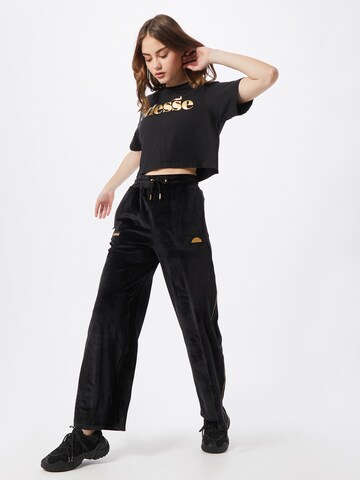 Wide leg Pantaloni 'Addobbi' di ELLESSE in nero